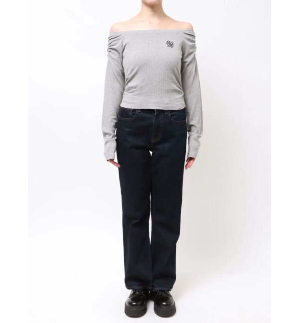 EVRIS「オフショルフーディトップス」|Tシャツ・カットソー|