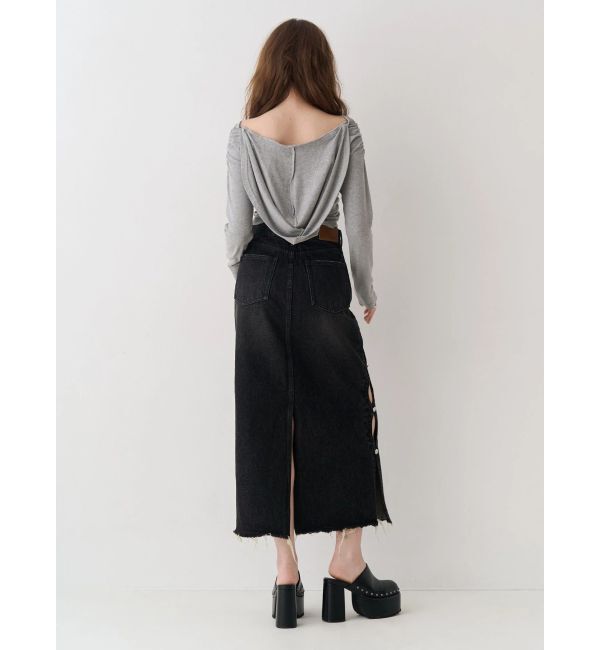 EVRIS「オフショルフーディトップス」|Tシャツ・カットソー|