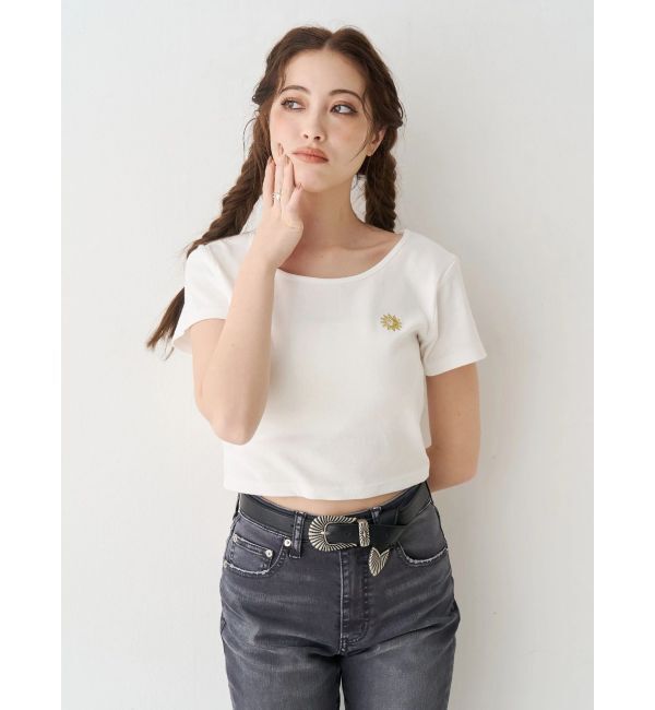 EVRIS「SUNNYショートTシャツ」|Tシャツ・カットソー|