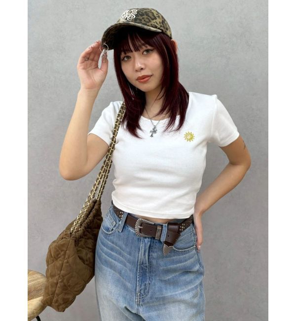 EVRIS「SUNNYショートTシャツ」|Tシャツ・カットソー|