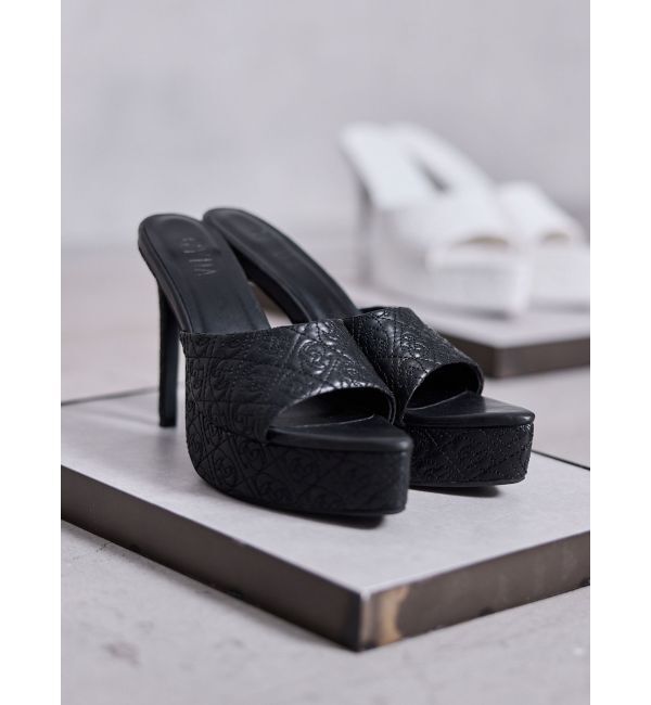 GYDA「GDキルティングミュール」|パンプス|ブラック