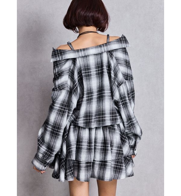 GYDA「3WAYチェックワンピース」|ワンピース|