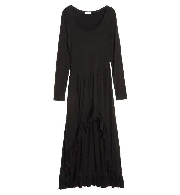 GYDA「【TINY】asymmetryフリルLONGワンピース」|ワンピース|