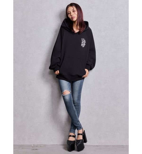 GYDA「HYPERACTIVE BUNNYスウェットパーカー」|パーカー|