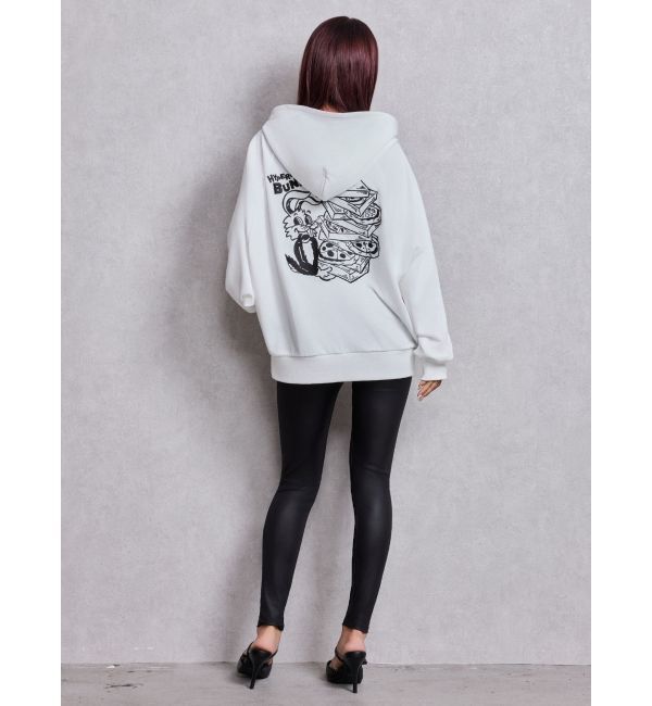 GYDA「HYPERACTIVE BUNNYスウェットパーカー」|パーカー|