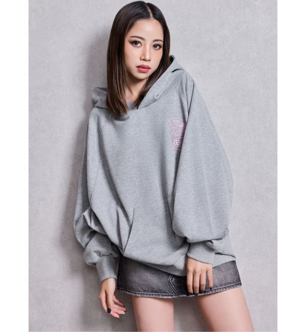 GYDA「HYPERACTIVE BUNNYスウェットパーカー」|パーカー|