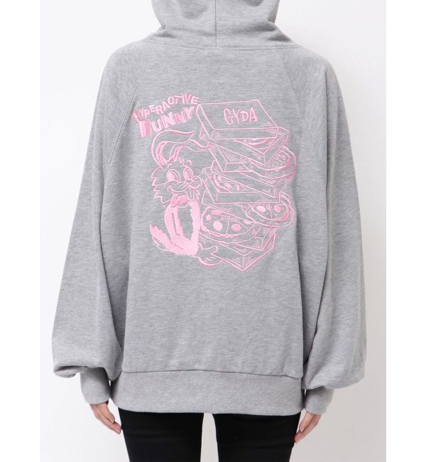 GYDA「HYPERACTIVE BUNNYスウェットパーカー」|パーカー|