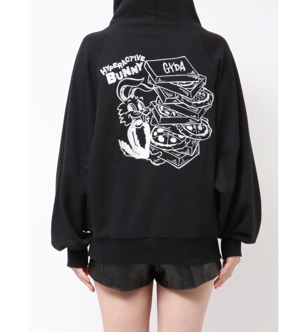 GYDA「HYPERACTIVE BUNNYスウェットパーカー」|パーカー|