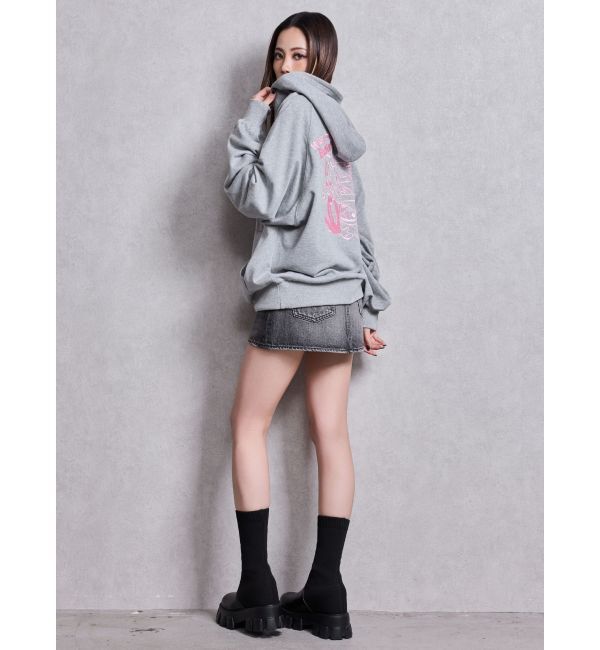 GYDA「HYPERACTIVE BUNNYスウェットパーカー」|パーカー|