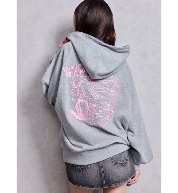 GYDA「HYPERACTIVE BUNNYスウェットパーカー」|パーカー|グレー