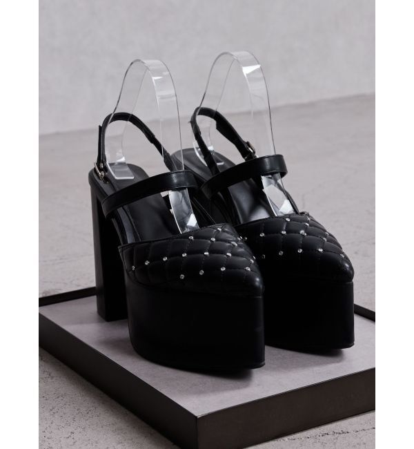 GYDA「bijou quiltingパンプス」|パンプス|ブラック