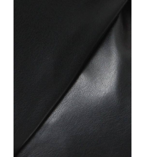 GYDA「bijou Symmetry GYDAフェイクレザーBIGブルゾン」|ブルゾン・スタジャン|