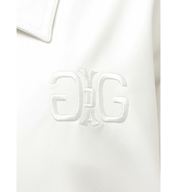 GYDA「bijou Symmetry GYDAフェイクレザーBIGブルゾン」|ブルゾン・スタジャン|