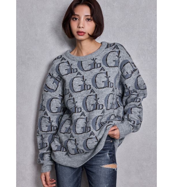 GYDA「GYDA PATTERN ニットトップス」|ニット・セーター|