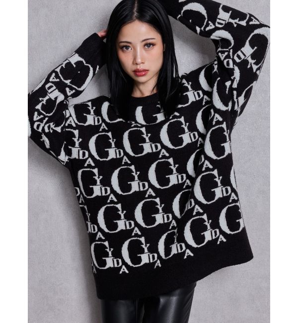 GYDA「GYDA PATTERN ニットトップス」|ニット・セーター|