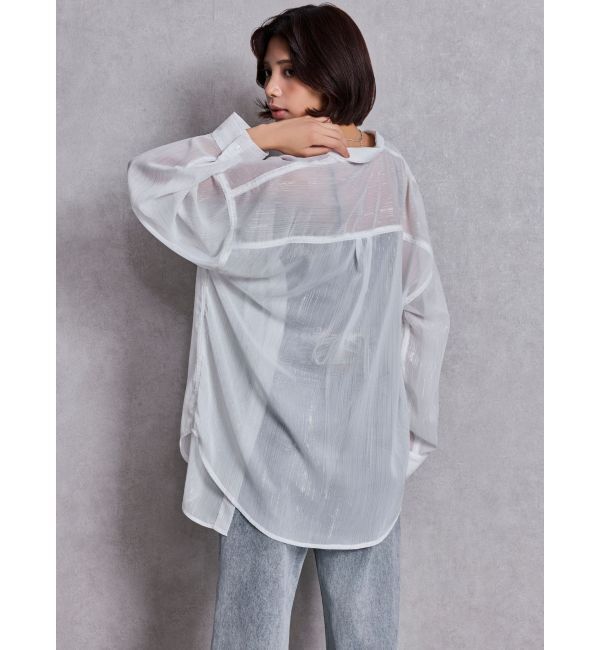 GYDA「オーバーラメシアーシャツ」|シャツ・ブラウス|