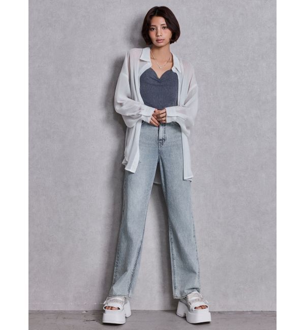 GYDA「オーバーラメシアーシャツ」|シャツ・ブラウス|