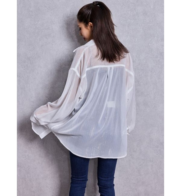 GYDA「オーバーラメシアーシャツ」|シャツ・ブラウス|