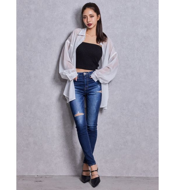 GYDA「オーバーラメシアーシャツ」|シャツ・ブラウス|