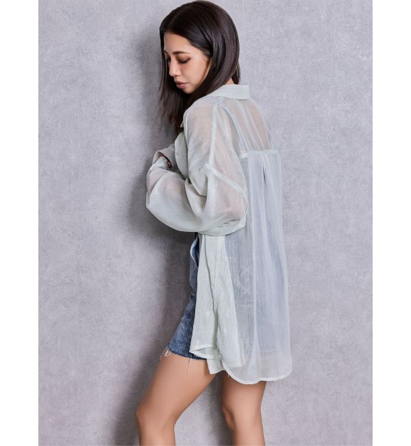 GYDA「オーバーラメシアーシャツ」|シャツ・ブラウス|