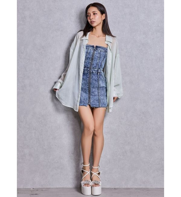 GYDA「オーバーラメシアーシャツ」|シャツ・ブラウス|