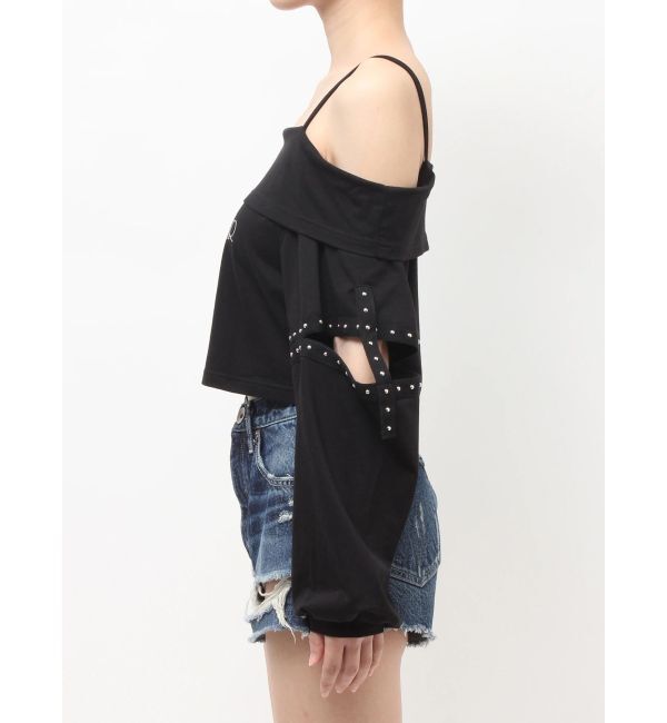 GYDA「GEMYNTARオフショルトップス」|Tシャツ・カットソー|