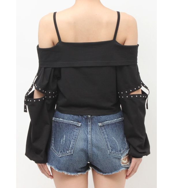 GYDA「GEMYNTARオフショルトップス」|Tシャツ・カットソー|