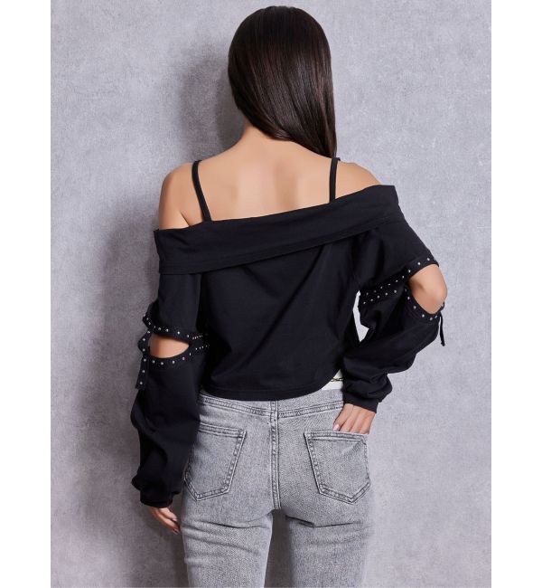 GYDA「GEMYNTARオフショルトップス」|Tシャツ・カットソー|