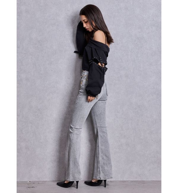 GYDA「GEMYNTARオフショルトップス」|Tシャツ・カットソー|