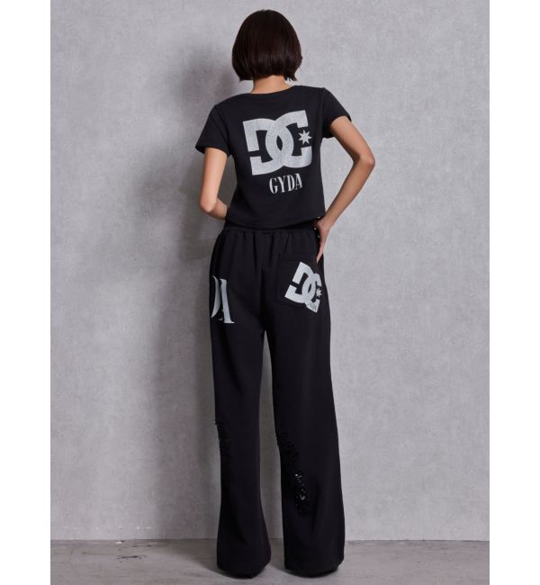 GYDA「GYDA&times;DC ダメージSPARKLE LOGOスウェットパンツ」|その他|