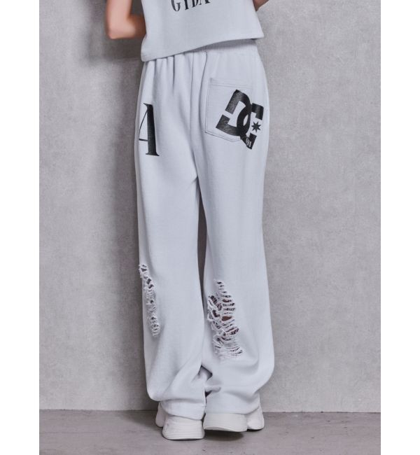 GYDA「GYDA&times;DC ダメージSPARKLE LOGOスウェットパンツ」|その他|