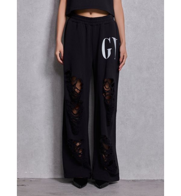 GYDA「GYDA&times;DC ダメージSPARKLE LOGOスウェットパンツ」|その他|