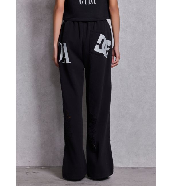 GYDA「GYDA&times;DC ダメージSPARKLE LOGOスウェットパンツ」|その他|