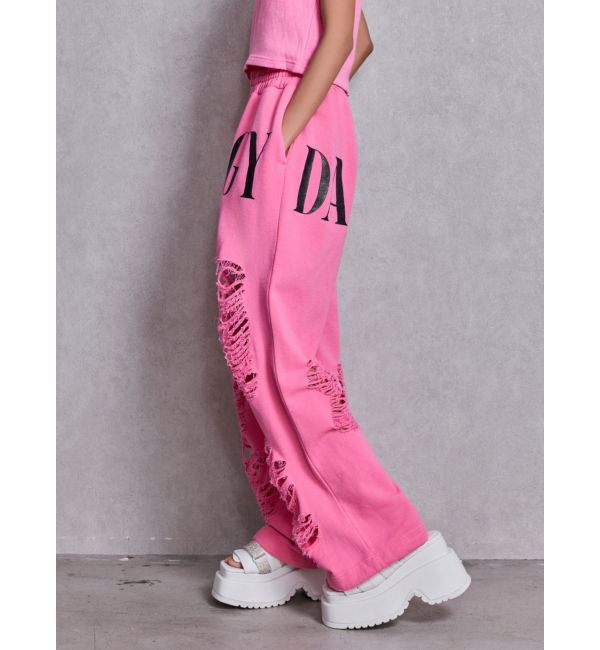 GYDA「GYDA&times;DC ダメージSPARKLE LOGOスウェットパンツ」|その他|