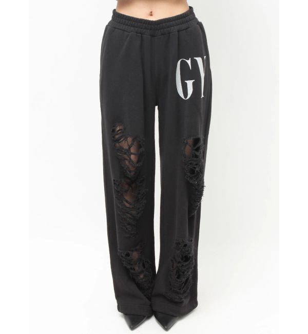 GYDA「GYDA&times;DC ダメージSPARKLE LOGOスウェットパンツ」|その他|