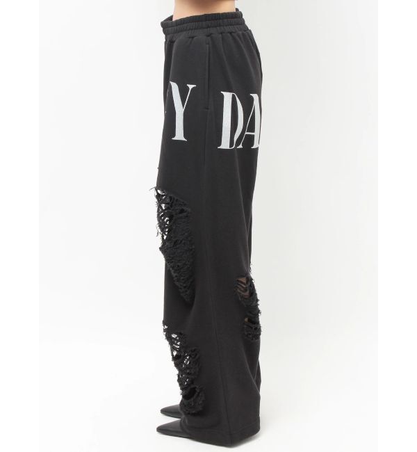 GYDA「GYDA&times;DC ダメージSPARKLE LOGOスウェットパンツ」|その他|