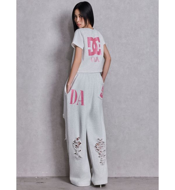 GYDA「GYDA&times;DC ダメージSPARKLE LOGOスウェットパンツ」|その他|