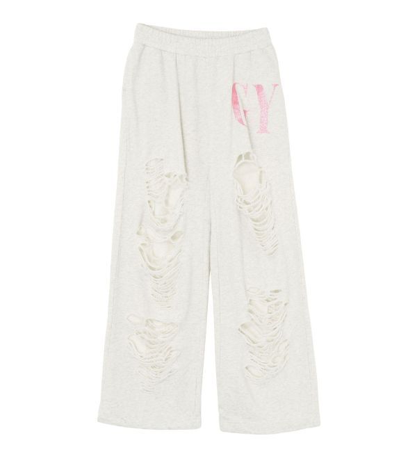 GYDA「GYDA&times;DC ダメージSPARKLE LOGOスウェットパンツ」|その他|