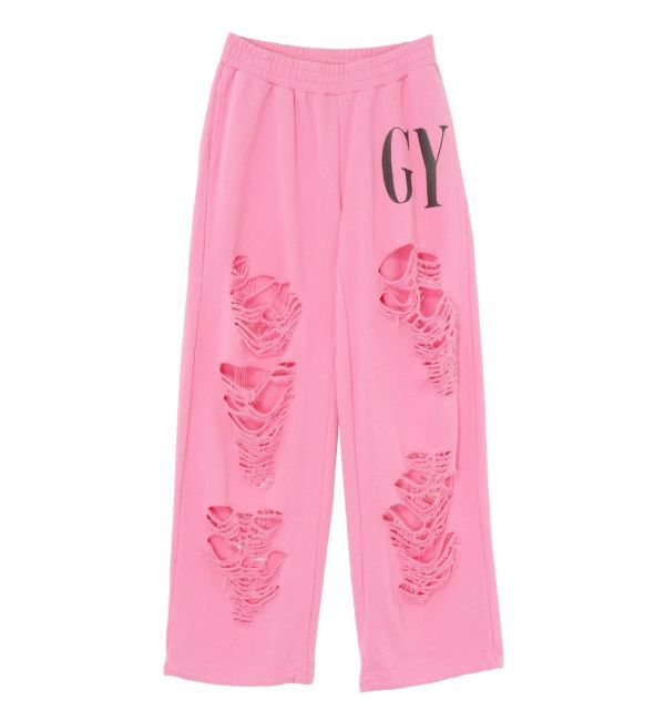 GYDA「GYDA&times;DC ダメージSPARKLE LOGOスウェットパンツ」|その他|