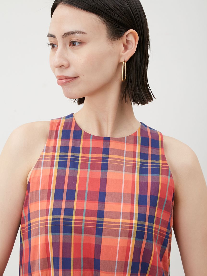 Mila Owen「【ウォッシャブル】クルーネックアメスリティアードロングワンピース」|ワンピース|