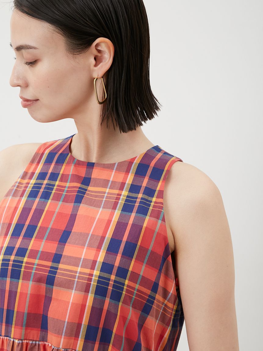 Mila Owen「【ウォッシャブル】クルーネックアメスリティアードロングワンピース」|ワンピース|