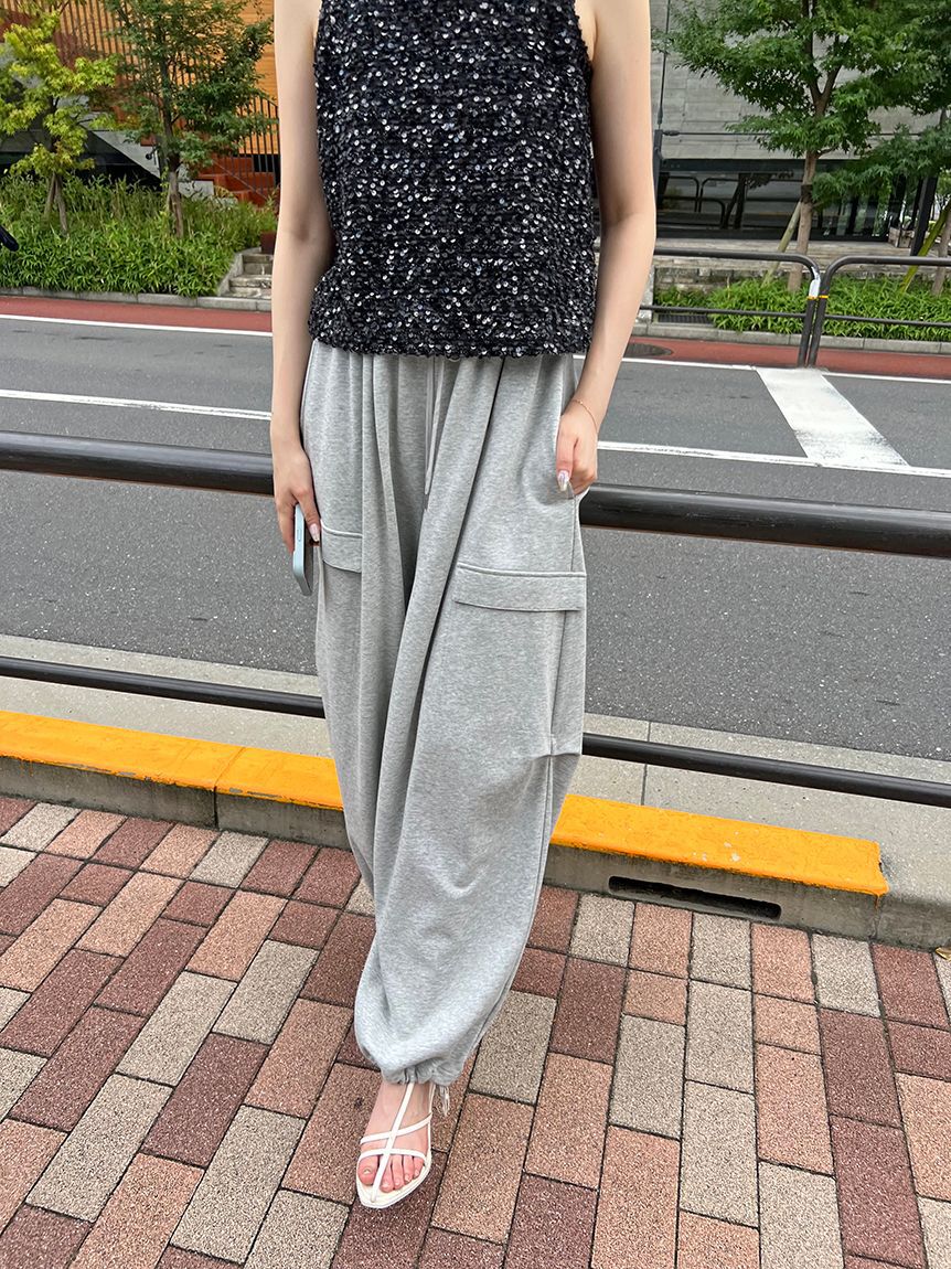 SNIDEL「ワイドデザインパンツ」|チノ|