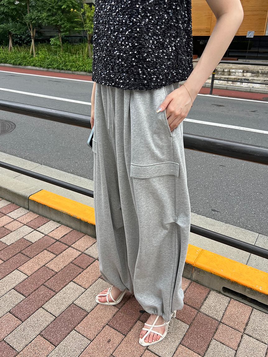 SNIDEL「ワイドデザインパンツ」|チノ|