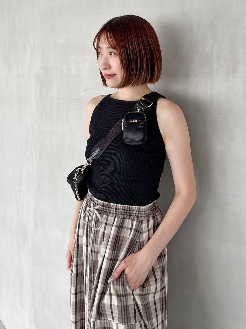 SNIDEL「ワイドデザインパンツ」|チノ|