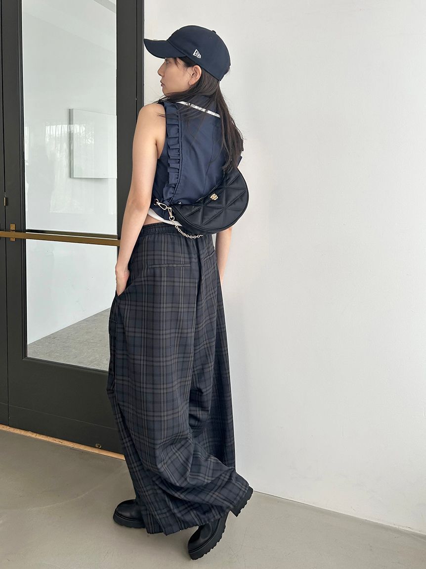 SNIDEL「ワイドデザインパンツ」|チノ|