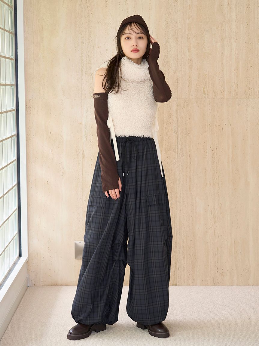 SNIDEL「ワイドデザインパンツ」|チノ|