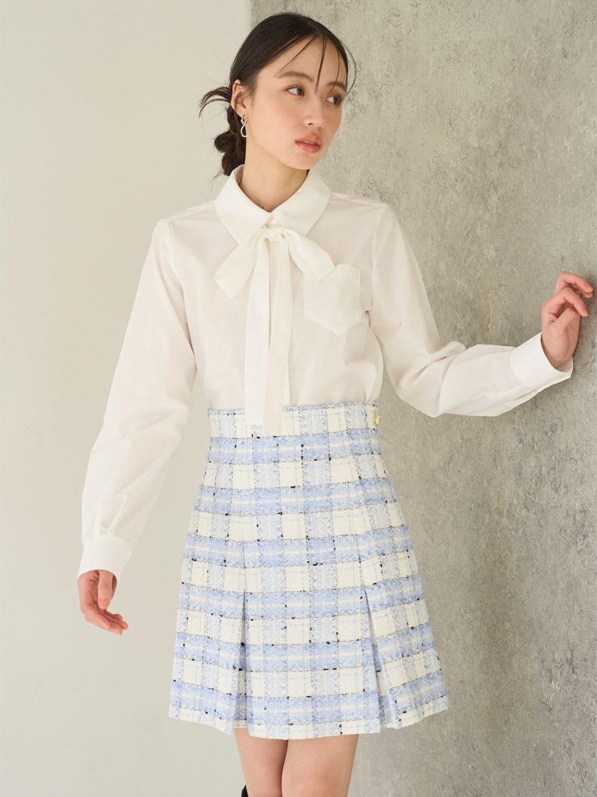 SNIDEL「バリエクロップドシャツ」|シャツ・ブラウス|