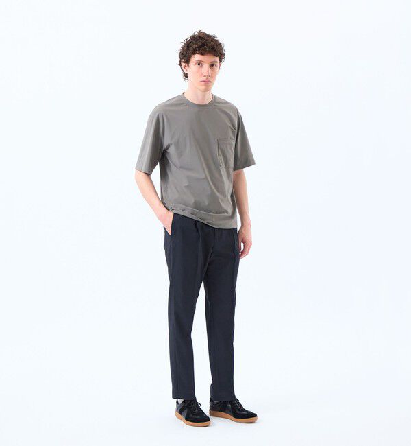 MACKINTOSH PHILOSOPHY「ドライフラットストレッチ クルーネック五分袖ポケT」|Tシャツ・カットソー|