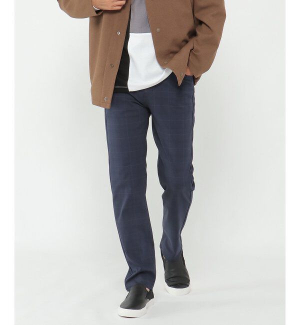 ikka「ＥＡＳＹＳＴＲＥＴＣＨプリント５Ｐ」|その他|ネイビー