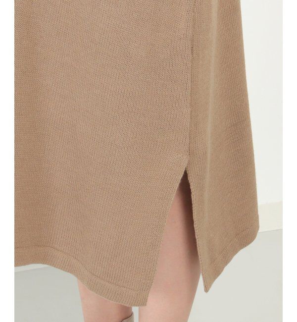 ikka「【2点セット】ニットベストワンピースアンサンブル」|ワンピース|